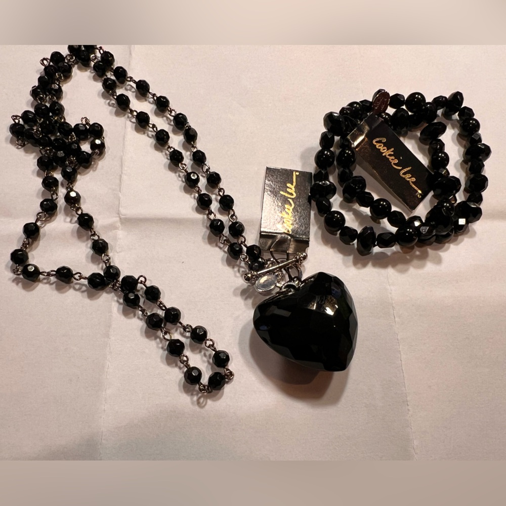 Cookie Lee- necklace and 2 bracelets.